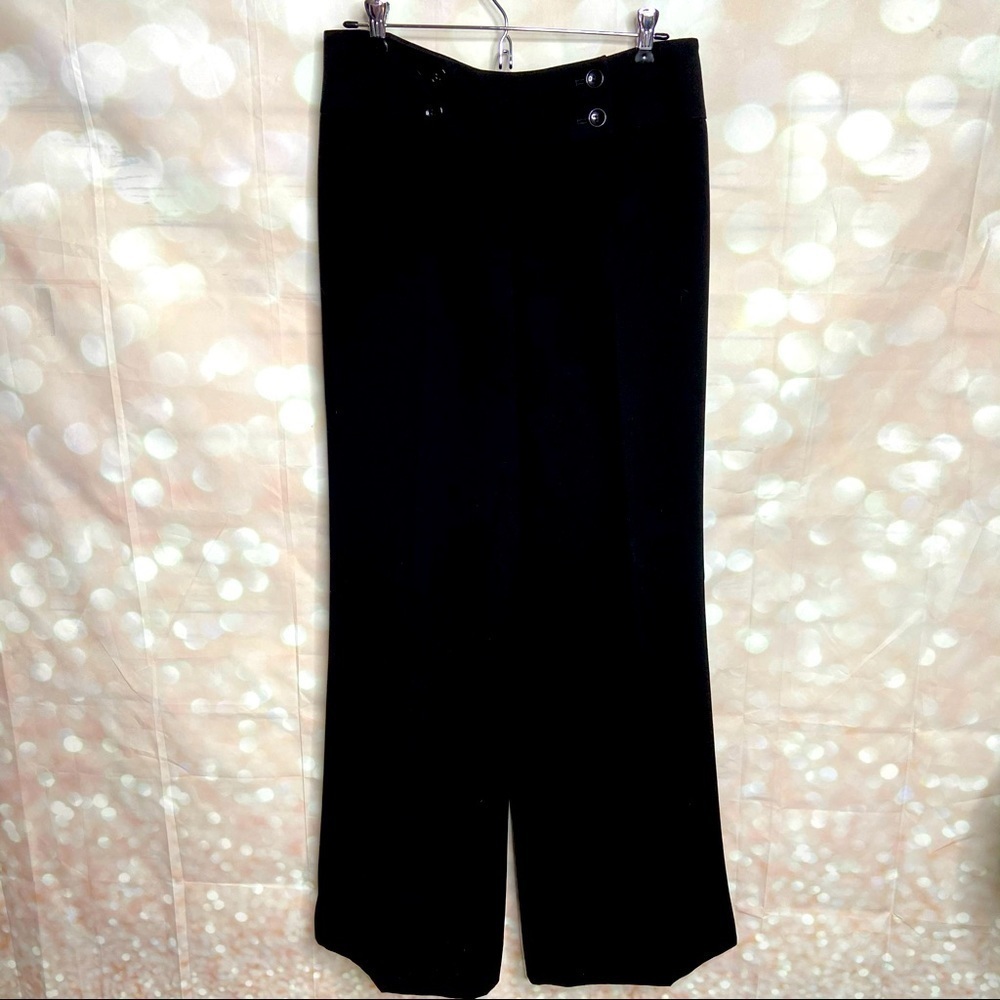 INC INTERNATIONAL CONCEPTS INC Black Wide Leg Dressy Pants